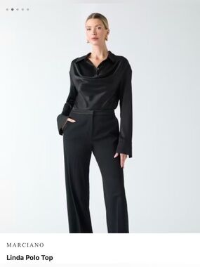 Linda Polo Black  Blouse by Marciano